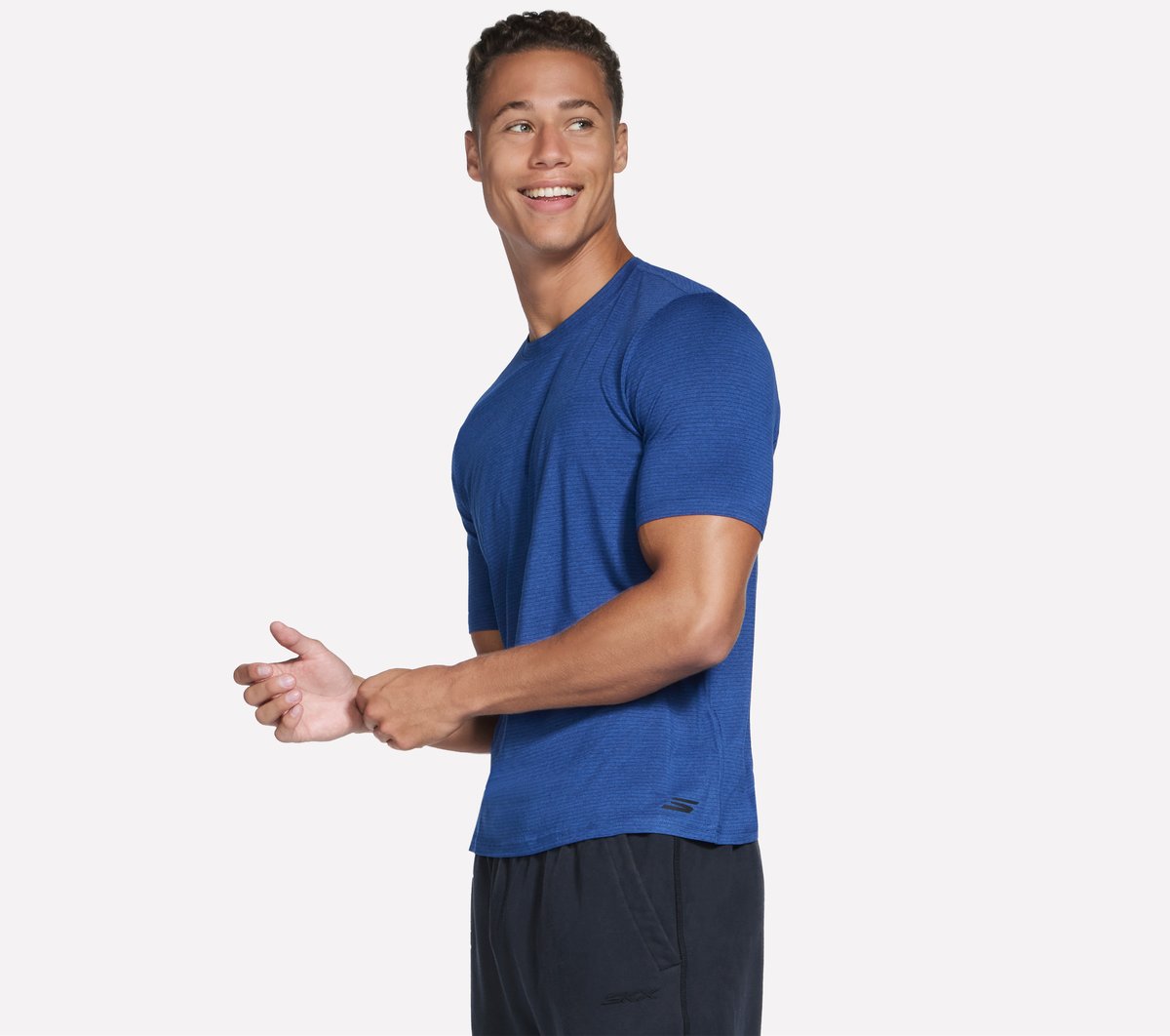 Skechers Men GO DRI All Day Stripe Tee