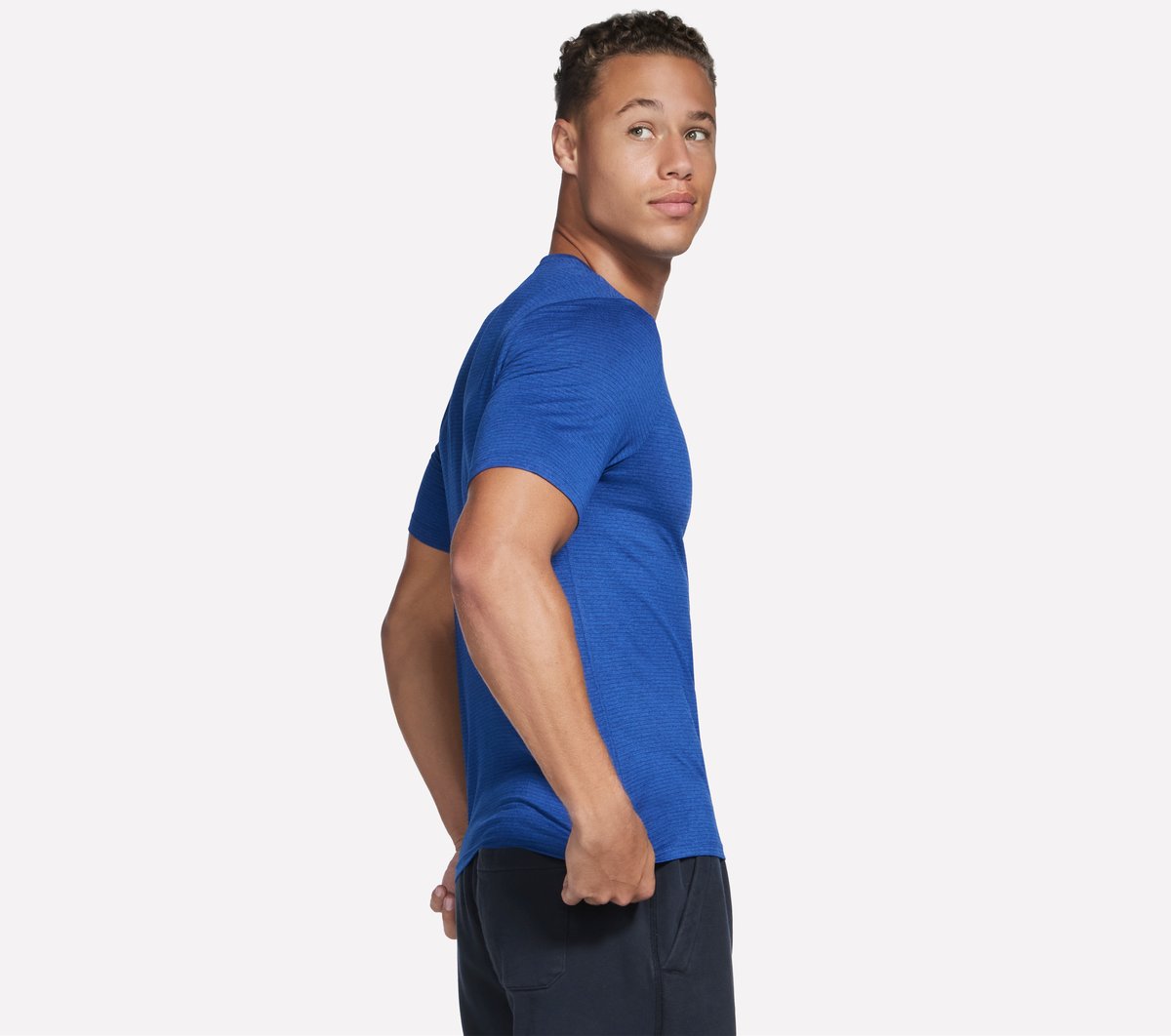 Skechers Men GO DRI All Day Stripe Tee