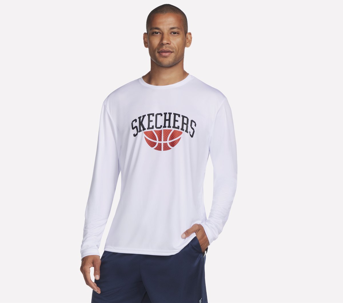 Skechers Men Hoops Long Sleeve Tee