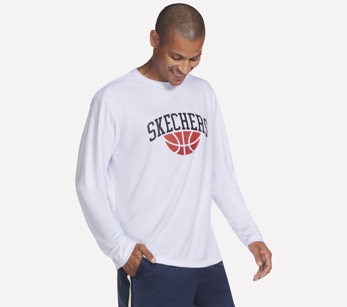 Skechers Men Hoops Long Sleeve Tee