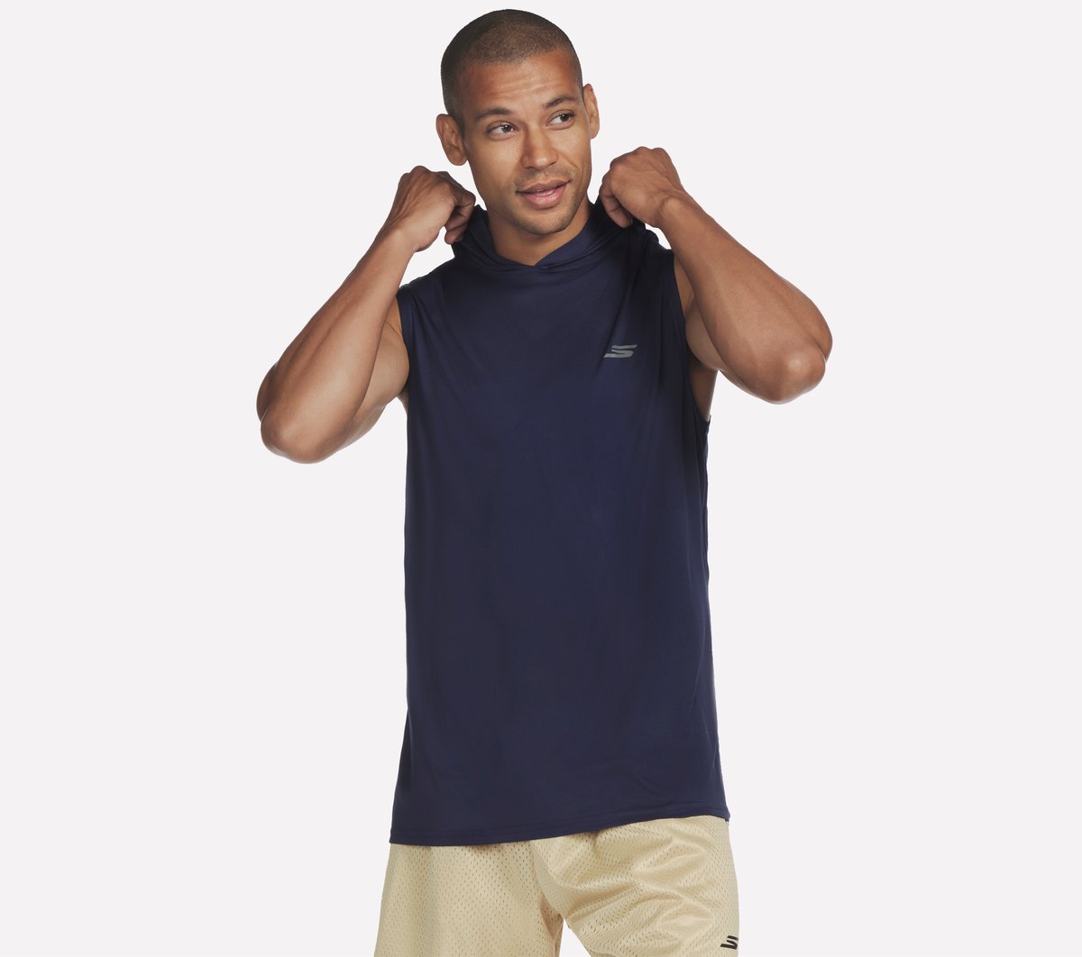 Skechers Men Hoops Sleeveless Hoodie