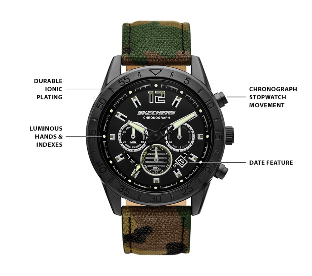 Skechers Men|Clothing Kornblum Camo Watch