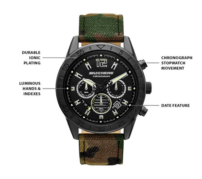 Skechers Men|Clothing Kornblum Camo Watch