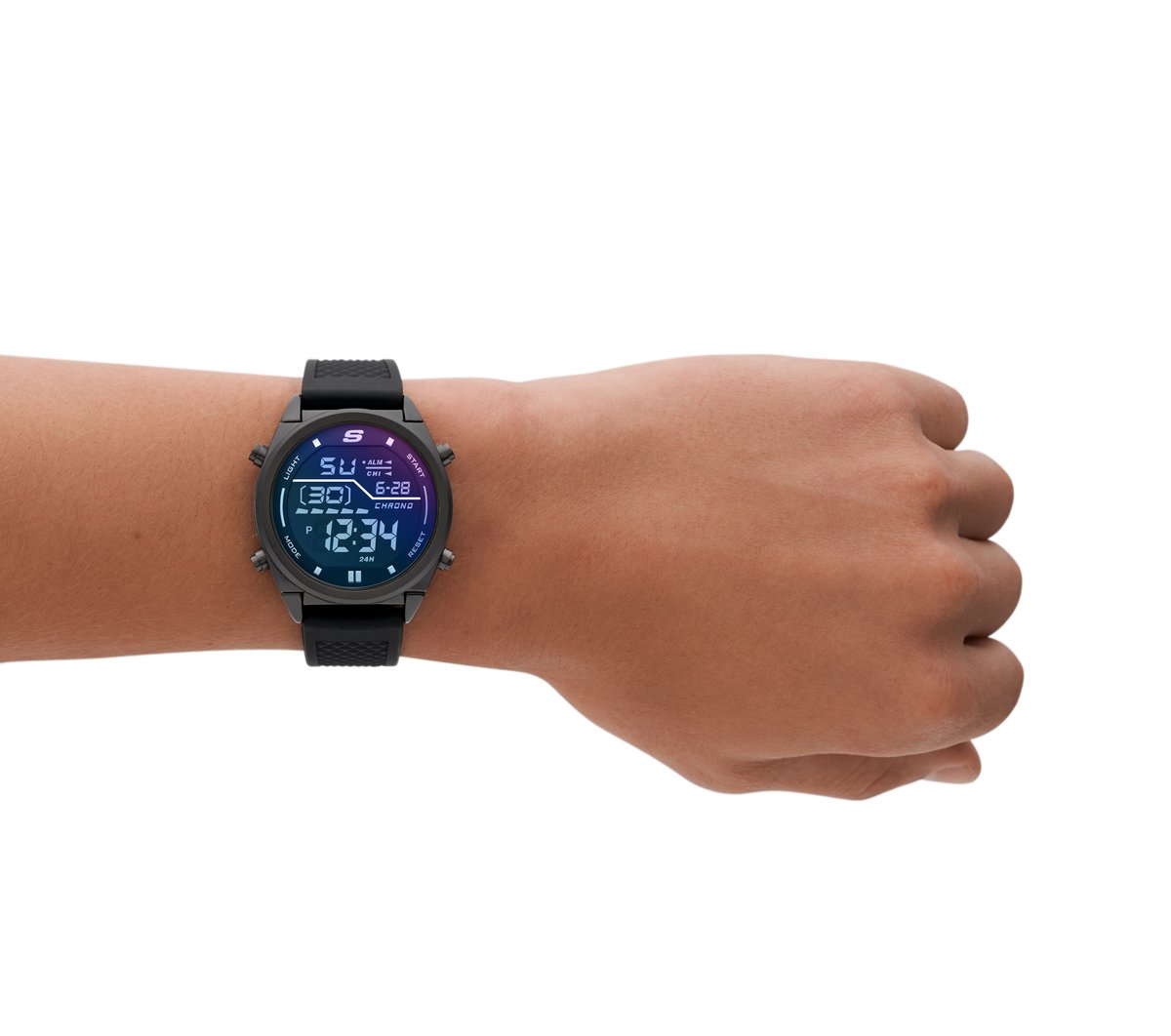 Skechers Men|Clothing Accessories Blue Face Digital Watch