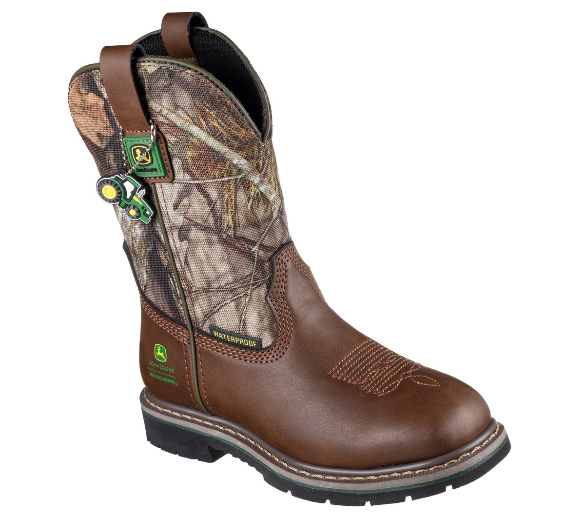 Skechers Kids John Deere Waterproof: Rowood - Moss Canyon
