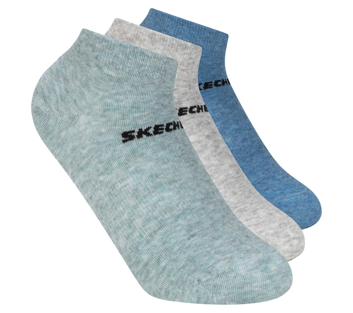 Skechers Kids|Clothing 3 Pack Boys' Low Cut Cotton Socks