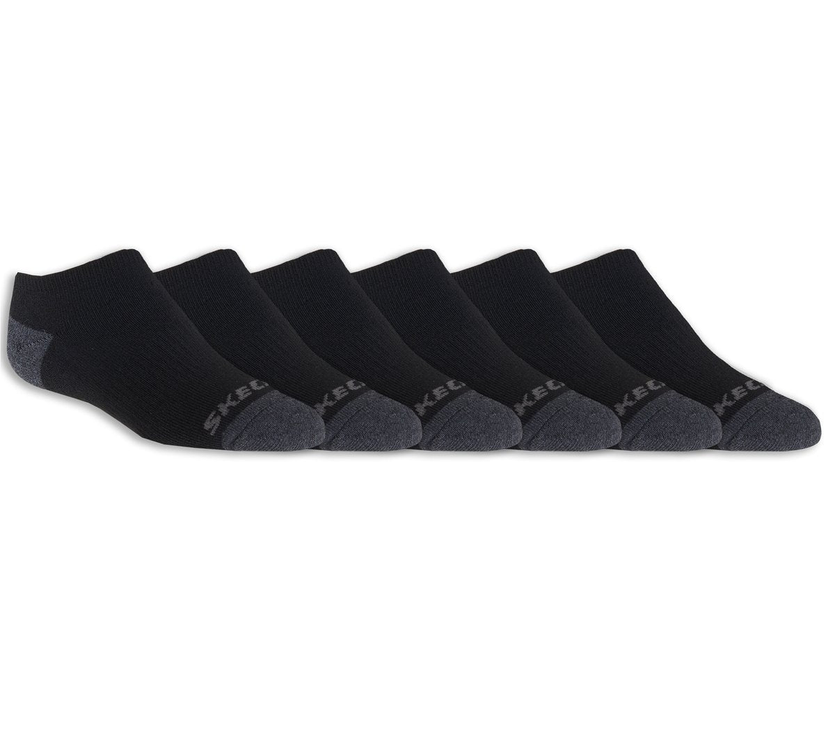 Skechers Kids|Clothing 6 Pack Boys' No Show Socks