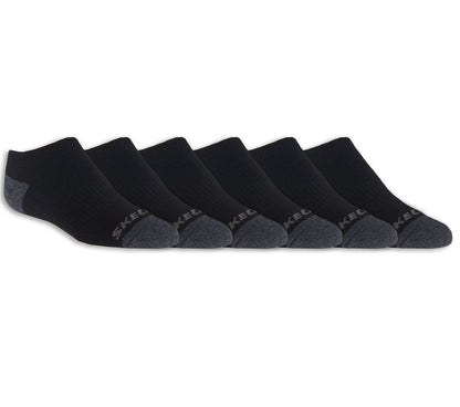 Skechers Kids|Clothing 6 Pack Boys' No Show Socks
