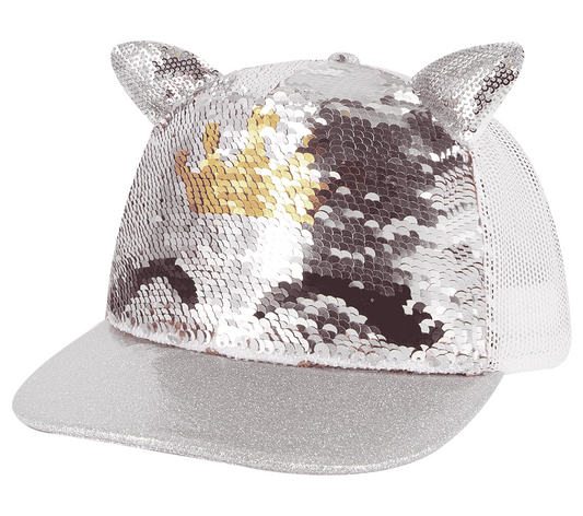 Skechers Kids|Clothing Caticorn Sequin Trucker Hat