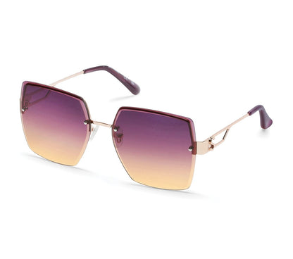 Skechers Clothing Oversized Rimless Square Sunglasses