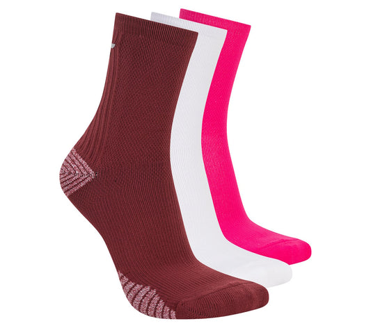 Skechers Clothing 3 Pack Women's Half Terry Low Crew Socks