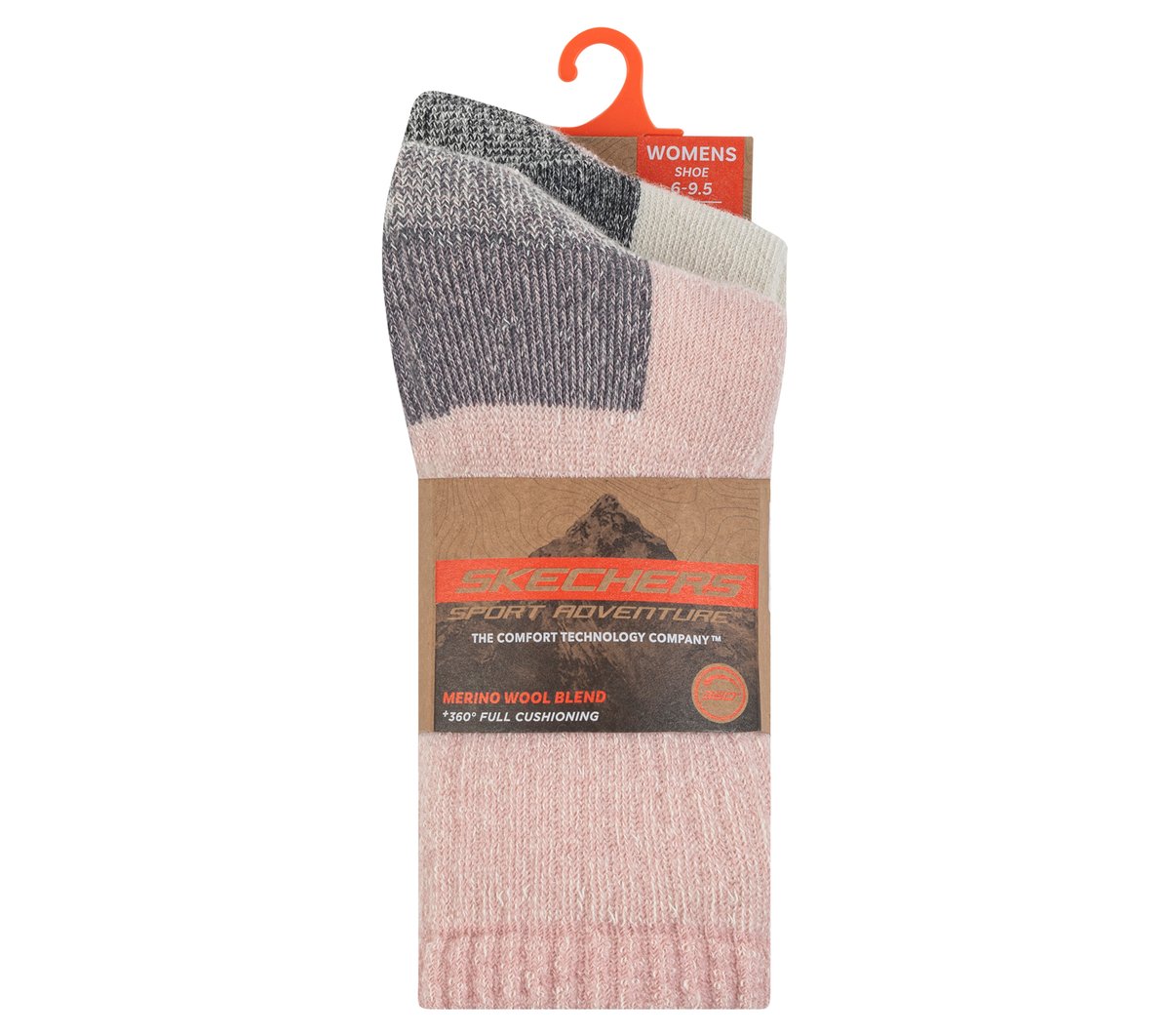 Skechers Clothing 2 Pack Women's Crew Wool Socks