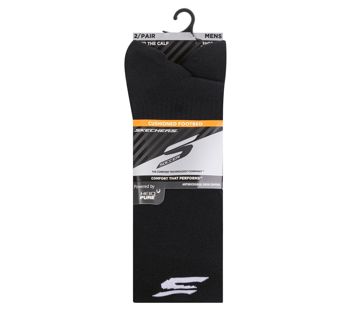 Skechers Clothing 2 Pack Men's Performance Soccer Over The Knee Socks