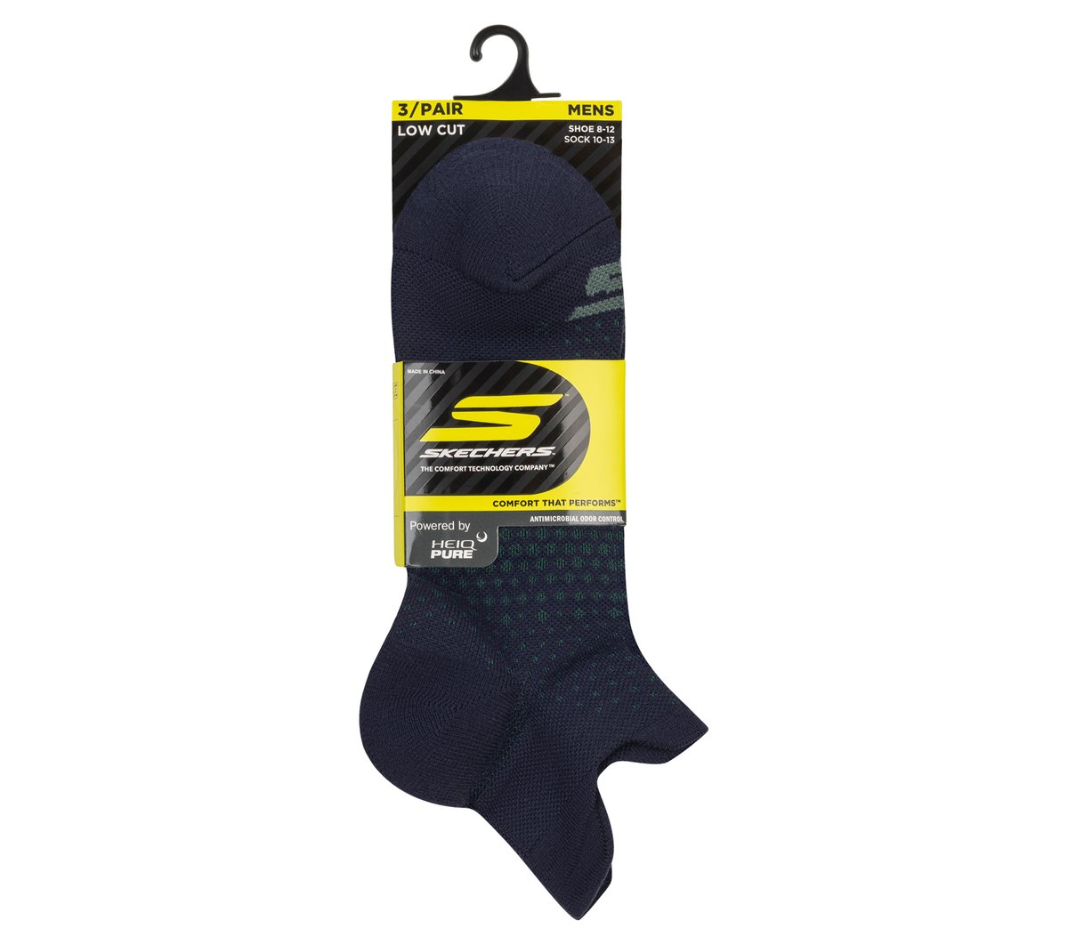 Skechers Clothing 3 Pack Men's Low Cut Socks
