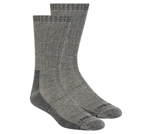 Skechers Clothing 2 Pack Men's Crew Wool Socks
