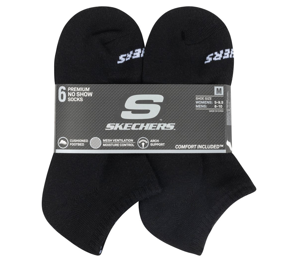 Skechers Clothing 6 Pack Core Low Cut Medium Socks