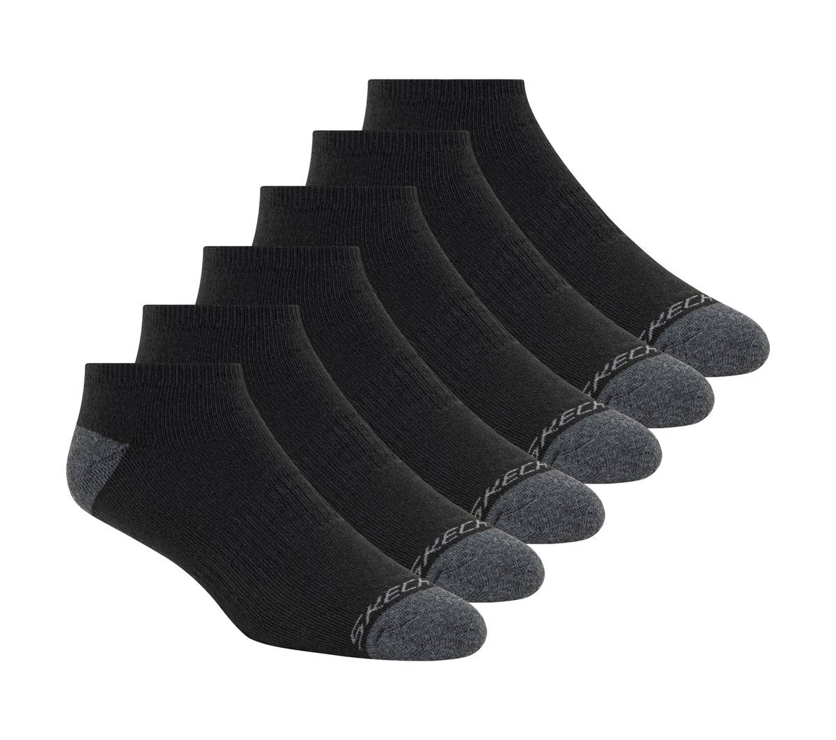 Skechers Clothing 6 Pack Walking Low Cut Socks