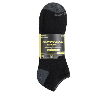 Skechers Clothing 6 Pack Walking Low Cut Socks