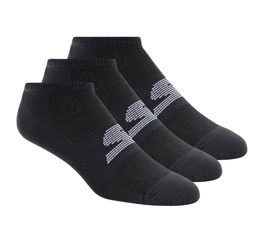 Skechers Clothing 3 Pack No Show Stretch Socks