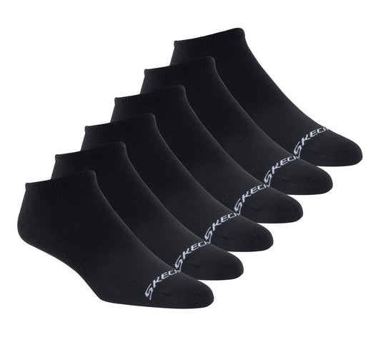 Skechers Clothing 6 Pack Men's Cotton No Show Socks