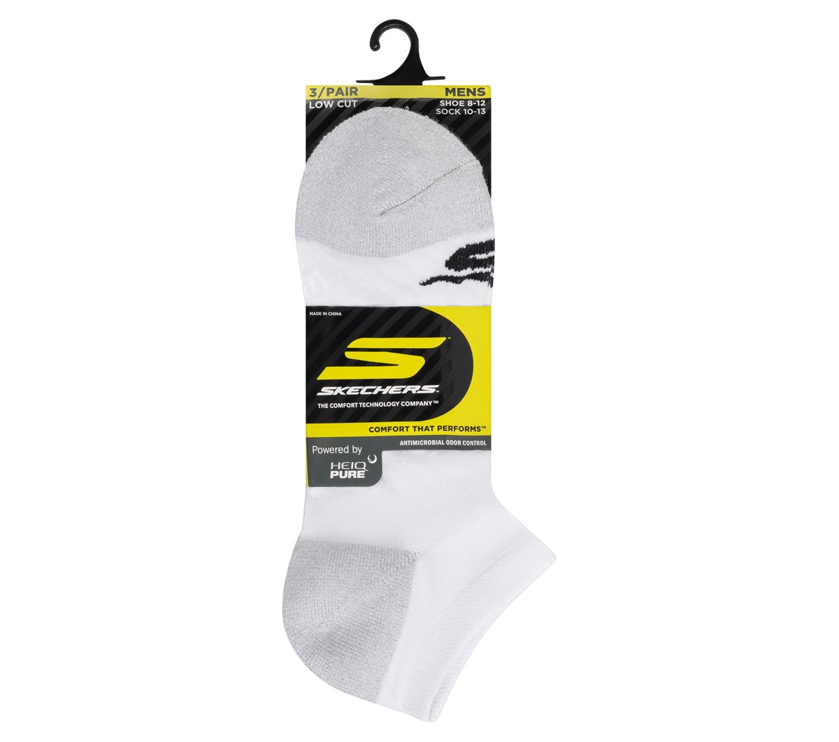 Skechers Clothing 3 Pack Men's Terry Low Cut Socks