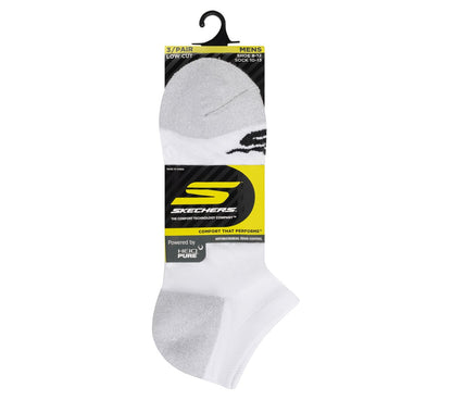 Skechers Clothing 3 Pack Men's Terry Low Cut Socks