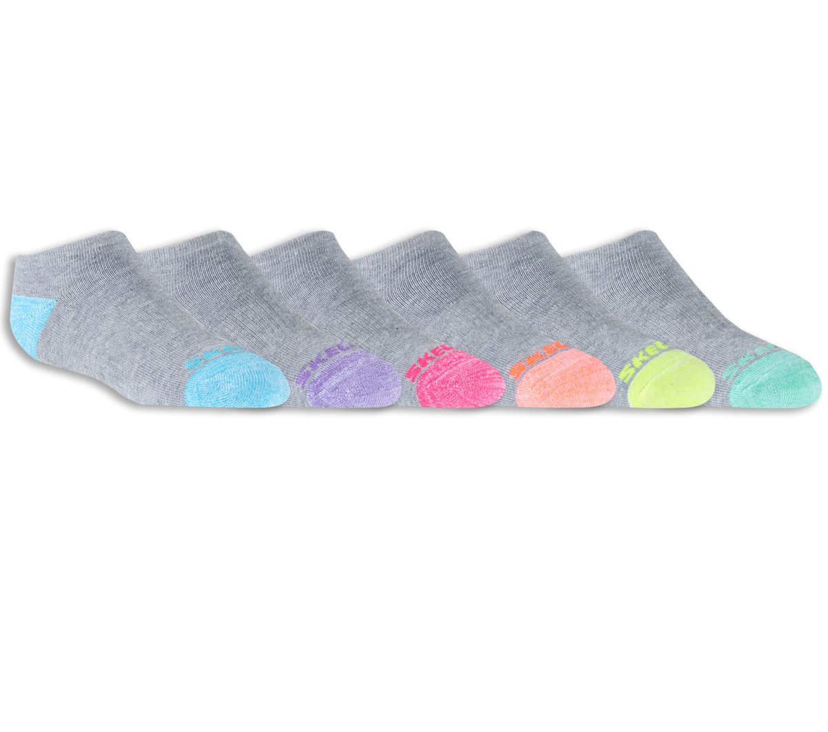 Skechers Clothing 6 Pack Low Cut Walking Socks