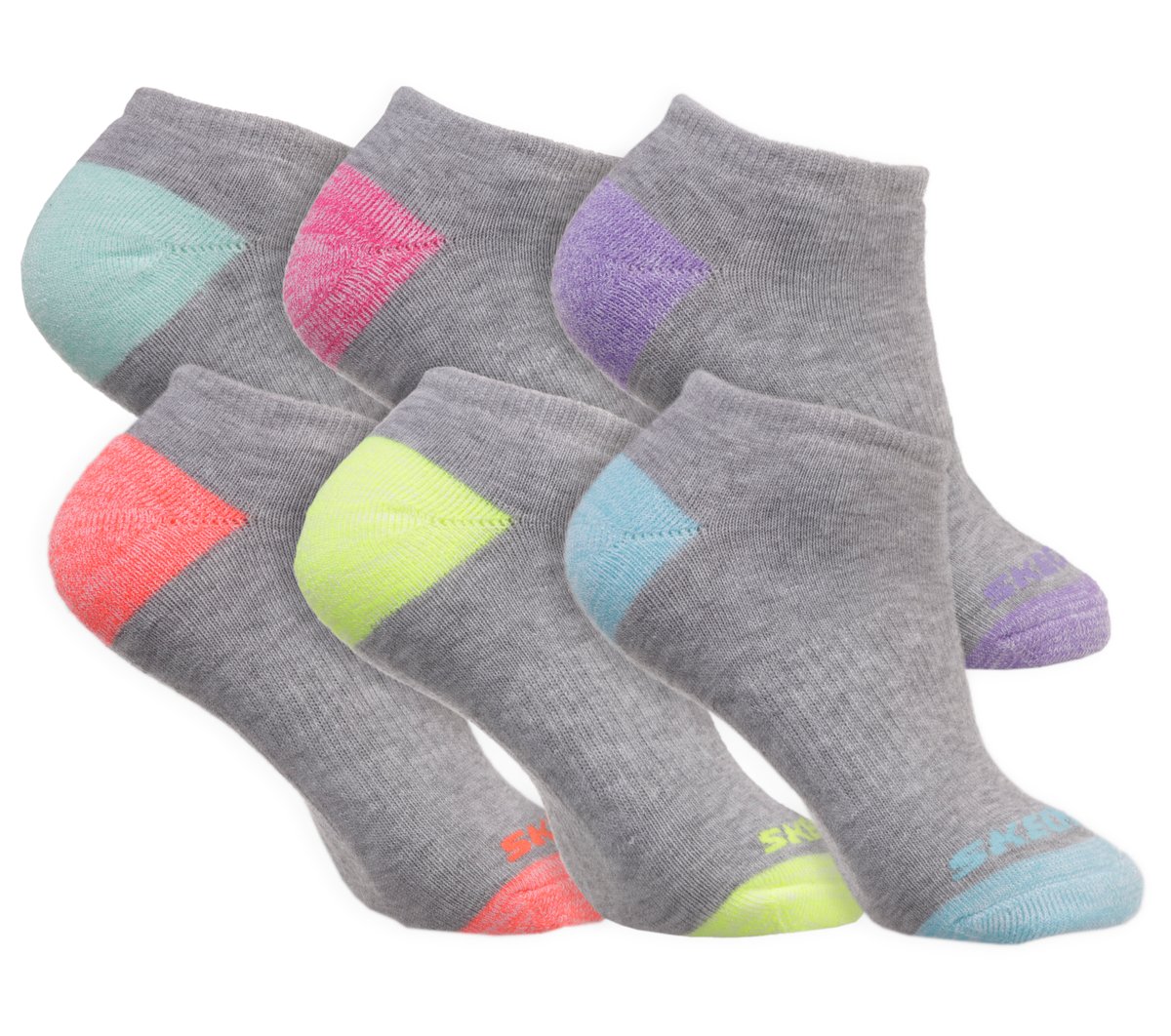 Skechers Clothing 6 Pack Low Cut Walking Socks