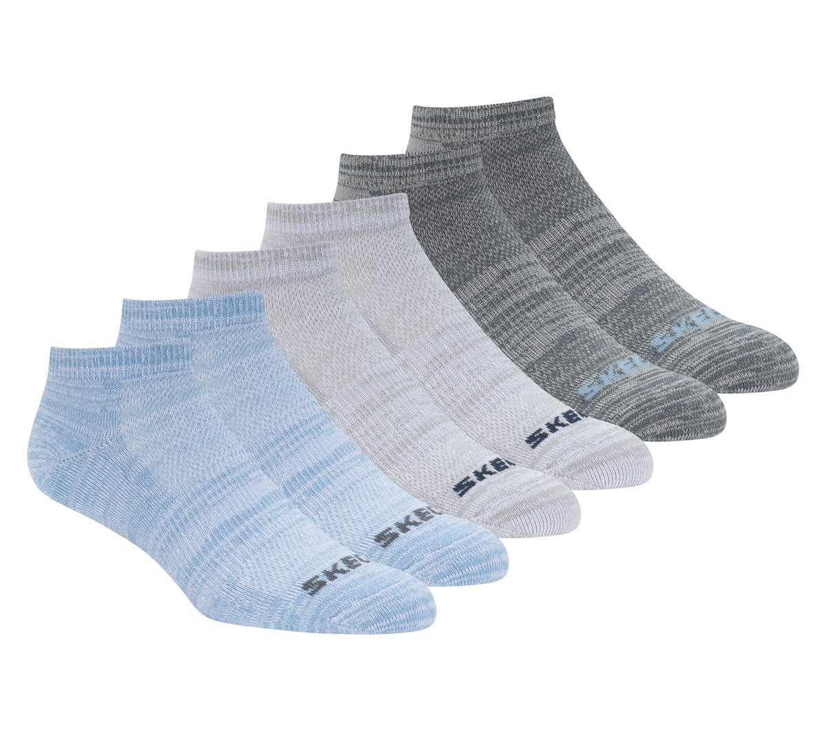 Skechers Clothing 6 Pack Low Cut Non Terry Socks