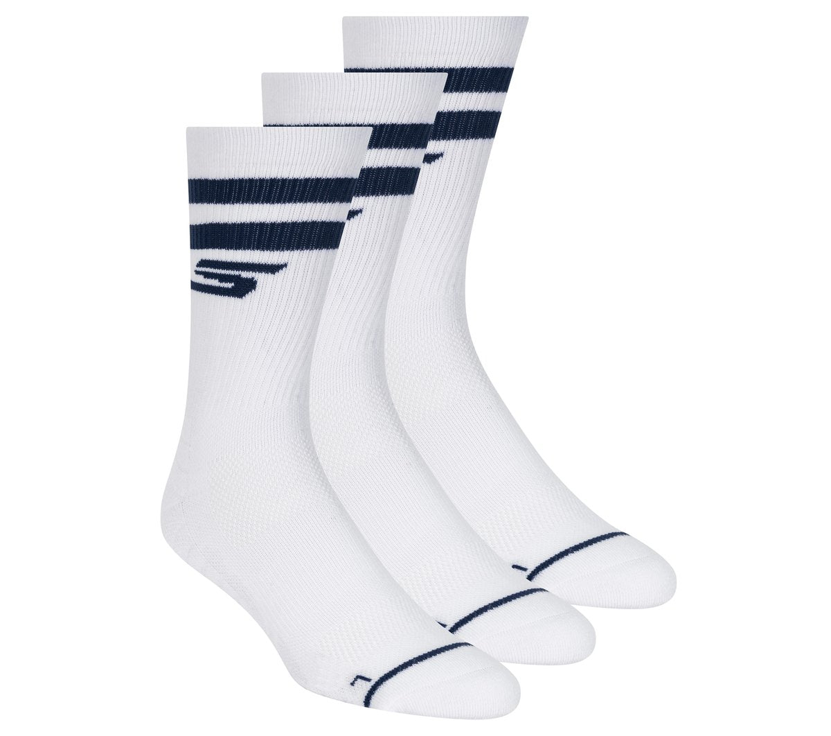Skechers Clothing 3 Pack Performance Pickleball Crew Socks
