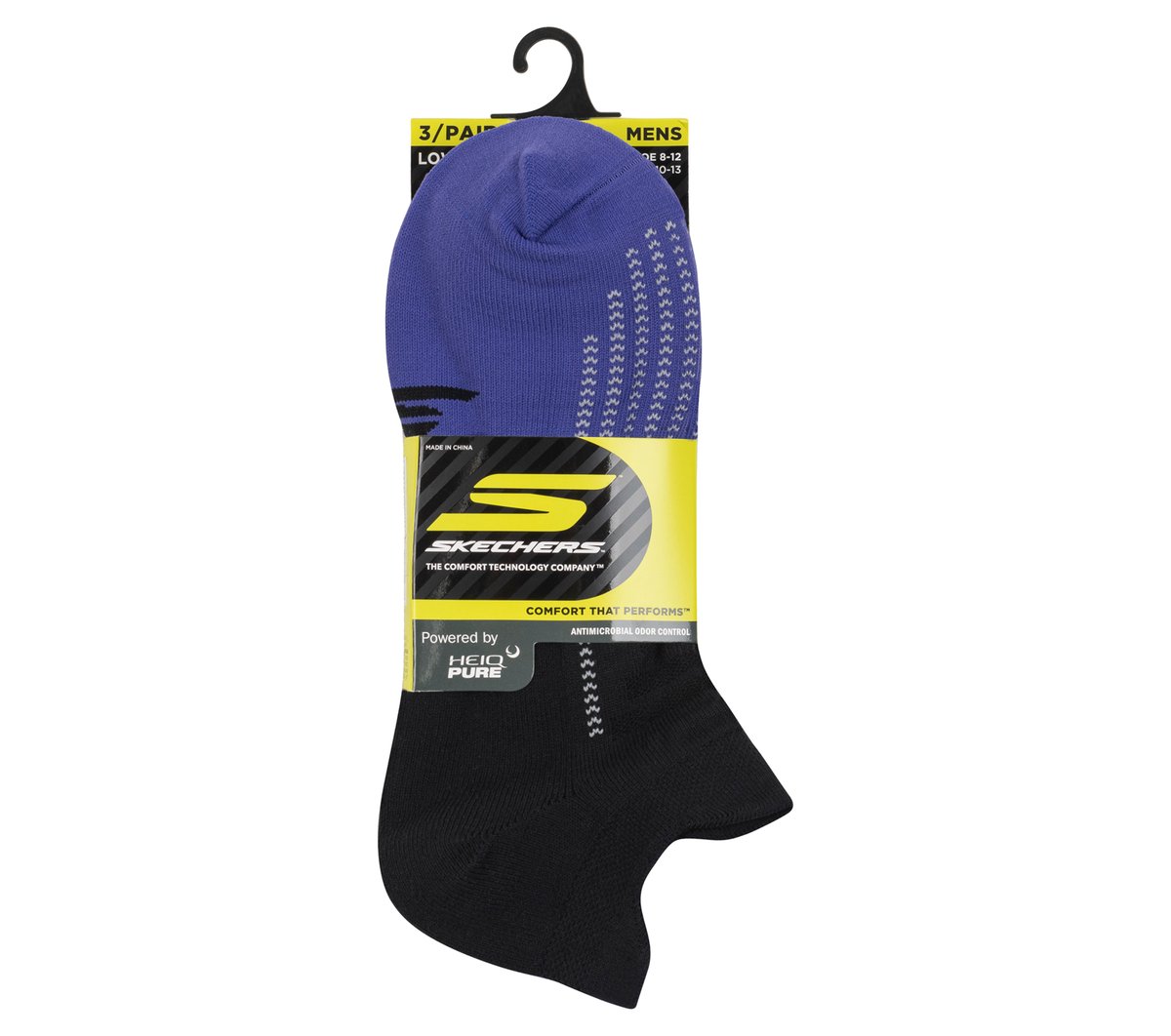 Skechers Clothing 3 Pack Men's Performance Low Cut Socks
