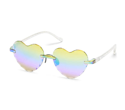 Skechers Clothing Rimless Hearts Sunglasses