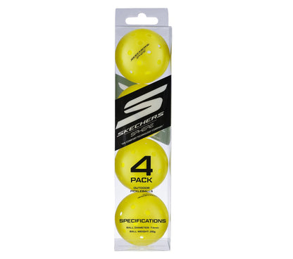 Skechers Clothing 4 Pack Pickleball Sphere Balls