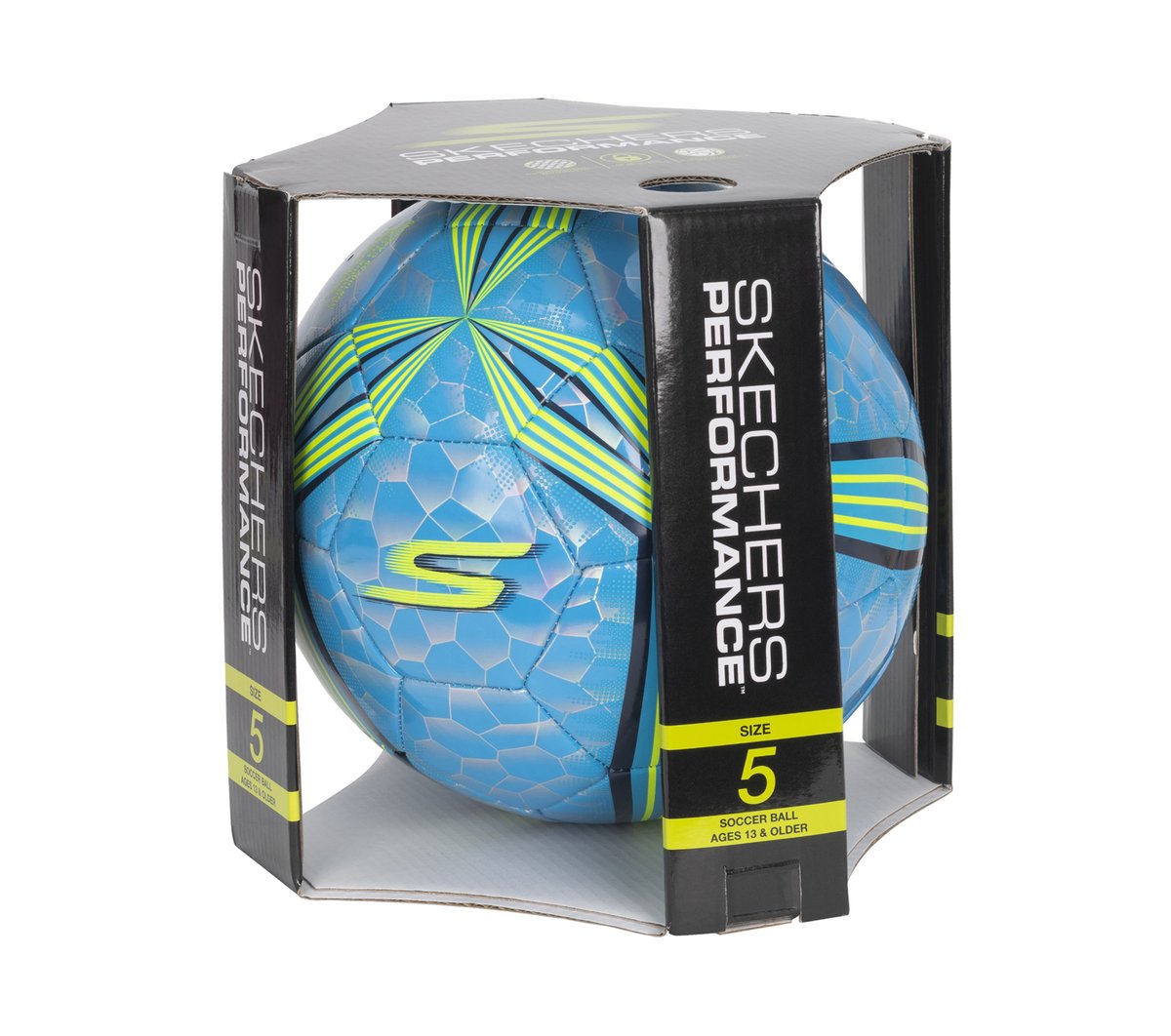 Skechers Clothing Hex Multi Mini Stripe Size 5 Soccer Ball