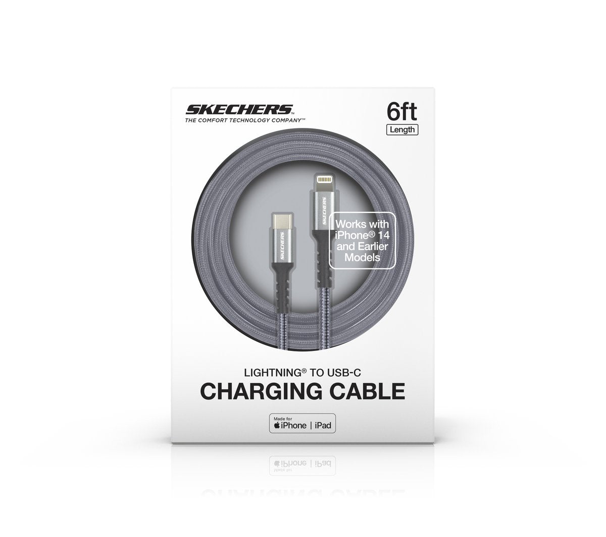 Skechers Clothing Lightning to USB-C Charging Cable