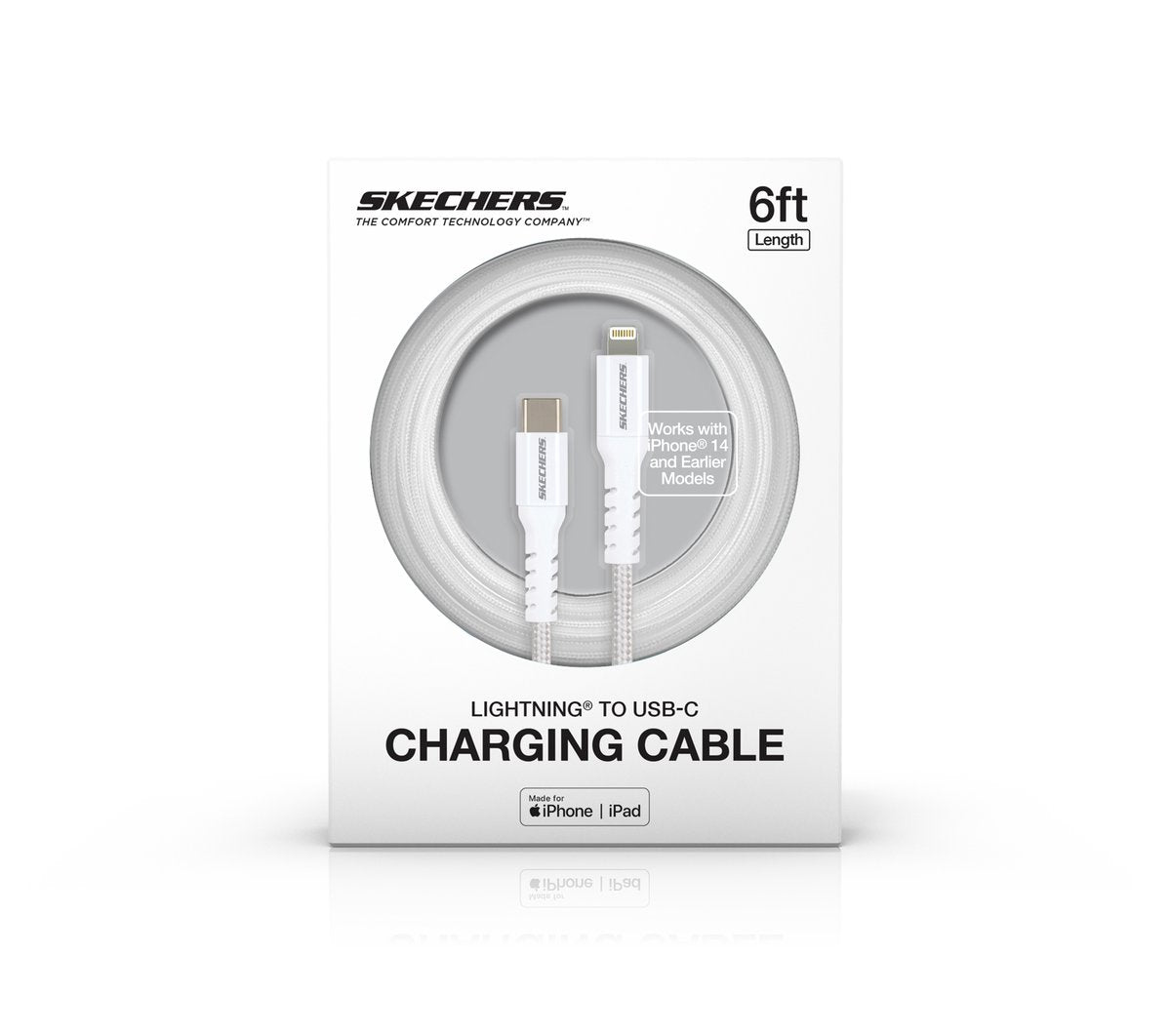 Skechers Clothing Lightning to USB-C Charging Cable
