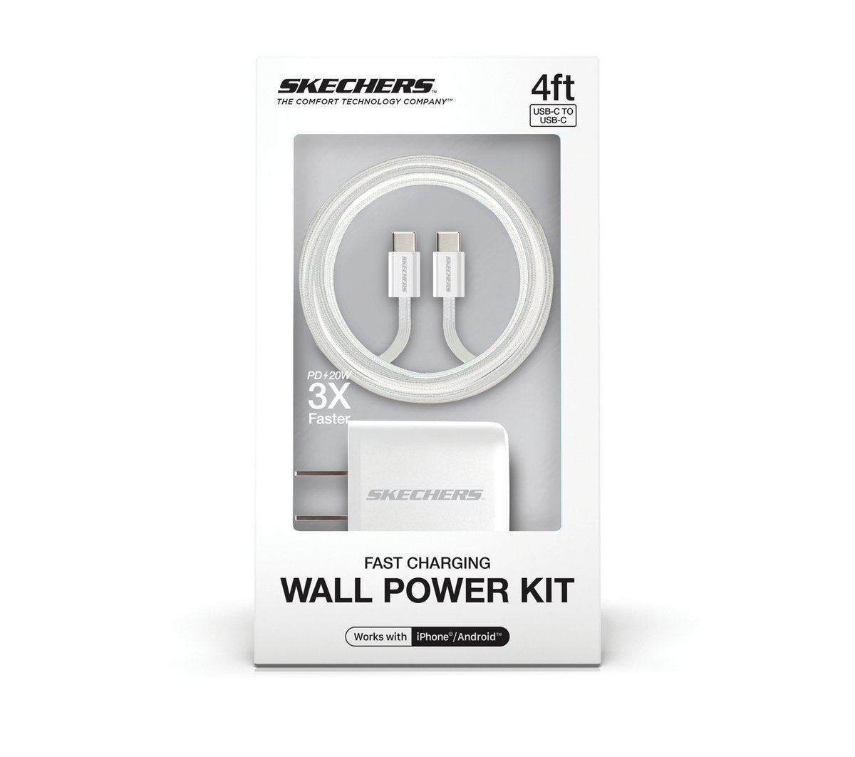 Skechers Clothing 20W USB-C Wall Charging Kit