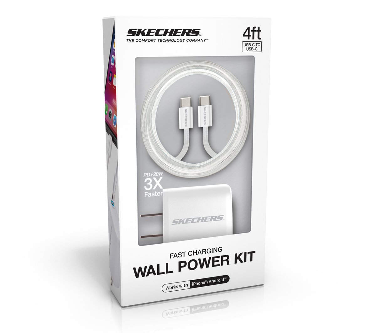 Skechers Clothing 20W USB-C Wall Charging Kit