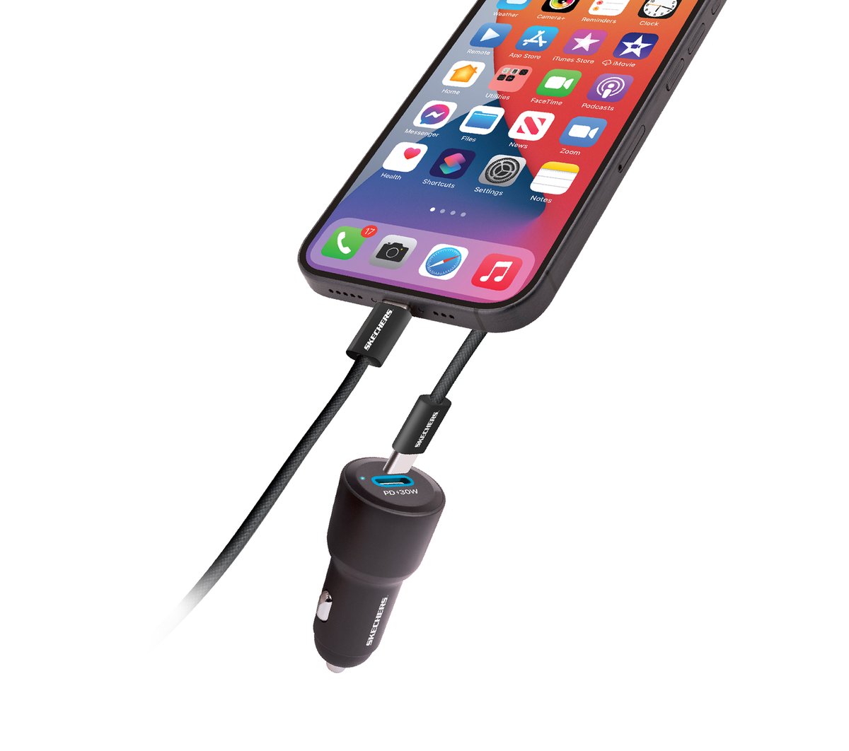 Skechers Clothing 30W USB-C Car Charging Kit